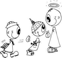 Szent András és Péter Jézusnál