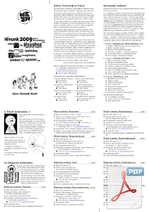 2009-es kurzusok meghívó (A3) - Szent András Ev. Isk. Magyarország